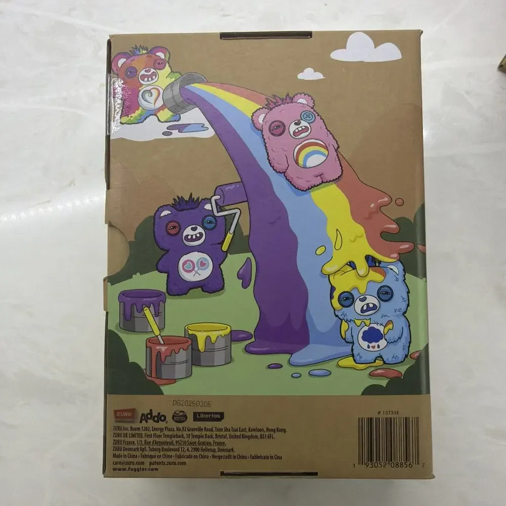 Fuggler X Care Bears Set Of 3 (Cheer Share & Grumpy) 9ich Ugly Plush Dolls - Picture 4 of 8
